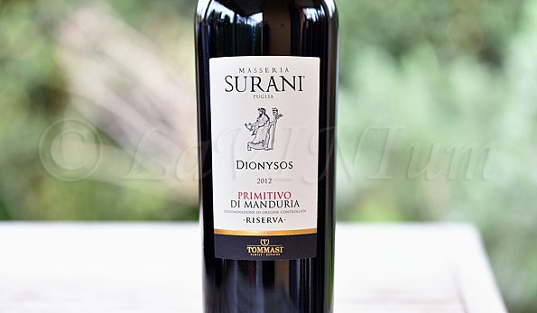 Primitivo di Manduria Dionysos Riserva 2012 Masseria Surani