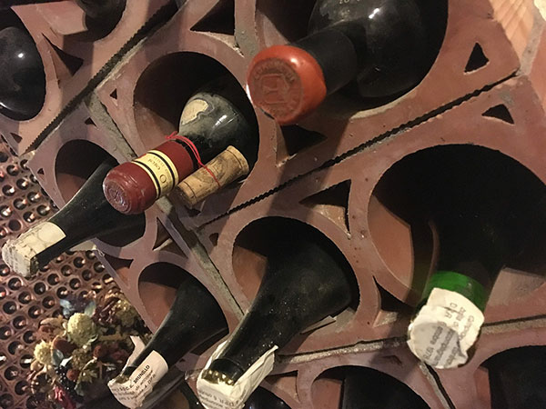 Bottiglia di Brunello rigenerata