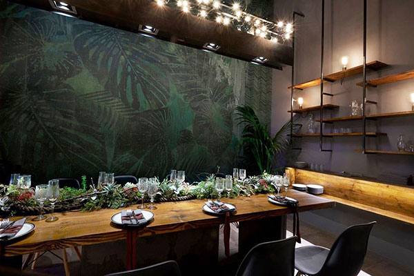 La sala degustazione del Markus