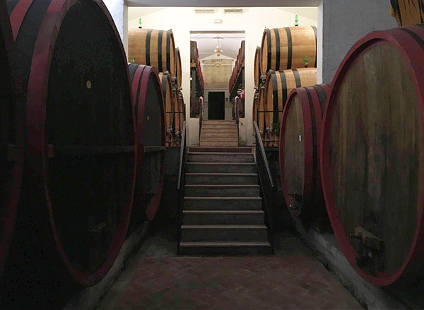 La cantina della Fattoria dei Barbi