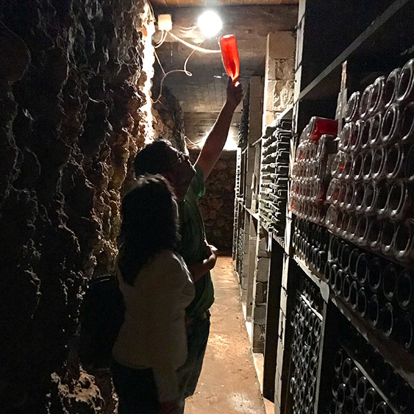 controllo dei sedimenti del Kudos Rosé