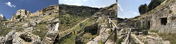 Gravina di Ginosa, villaggio rupestre di Rivolta