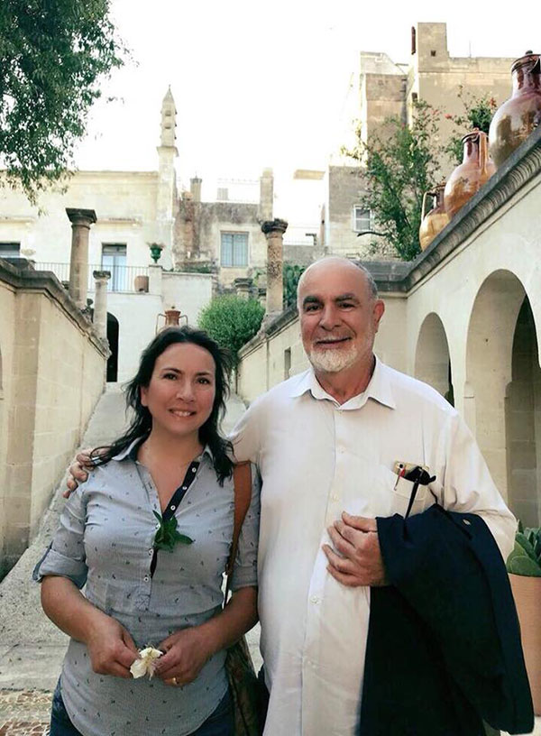 Carmen Guerriero con il Dott. Vestita