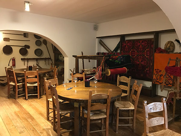 La sala degustazione