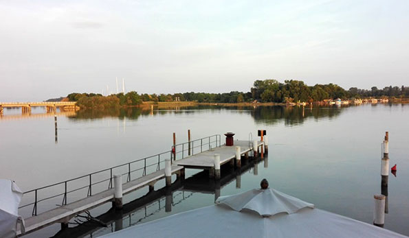 Il panorama dal Tarabusino