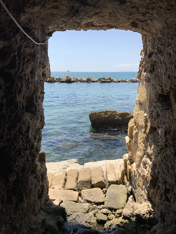 Uscita  mare dall'ipogeo di Palazzo Baffi