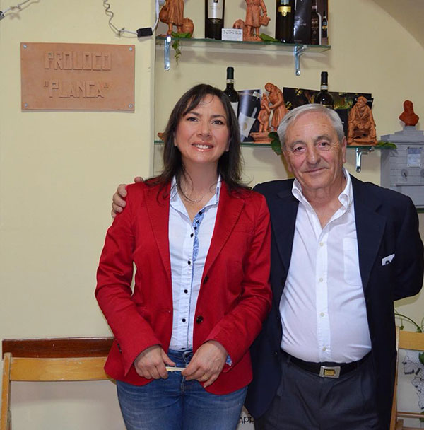 Carmen Guerriero con Pasquale Cecere