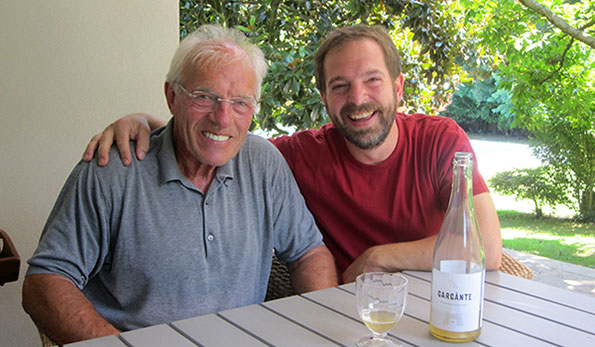 Nevio Scala con il figlio Claudio