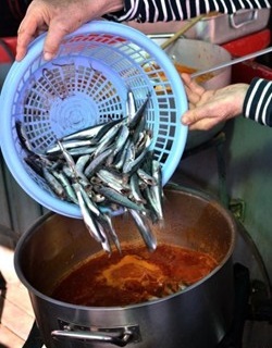 Le acciughe per il bagnun