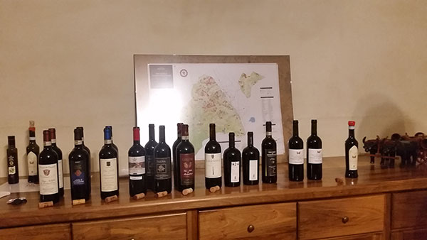 I vini in degustazione