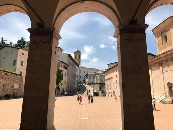 veduta dal Duomo di Spoleto