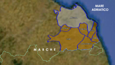 Mappa vino DOCG Cònero