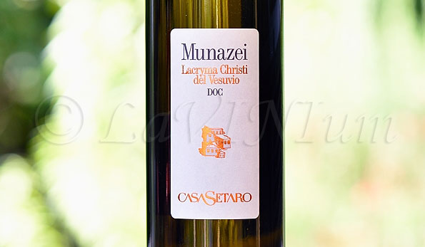 Lacryma Christi del Vesuvio Bianco Munazei 2013 Casa Setaro