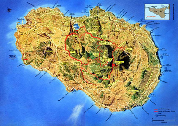 cartina Pantelleria