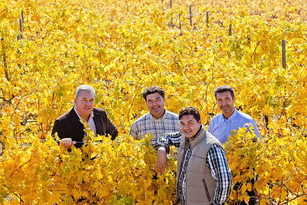 I fratelli Castagnedi in vigna