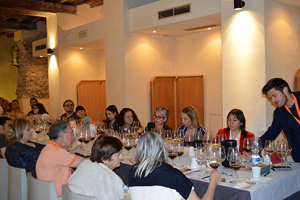 Il momento della degustazione