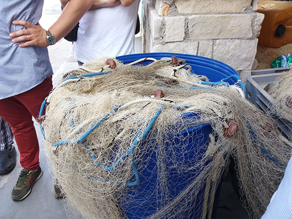 Le reti per la pesca delle alici