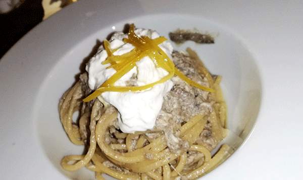 Spaghetti con le alici