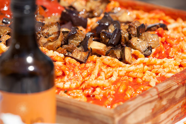 Busiate con le melanzane