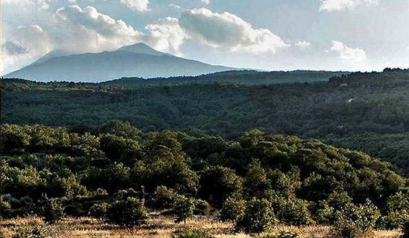 L'Etna da Villa Neri