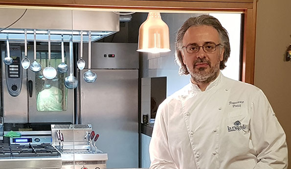 Chef Francesco Pucci de La Riggiola