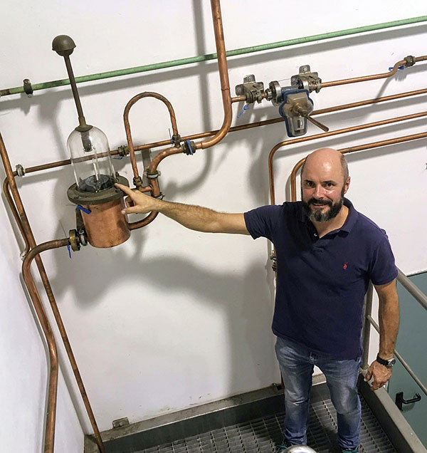 Il condensatore dell'impianto di Pisoni