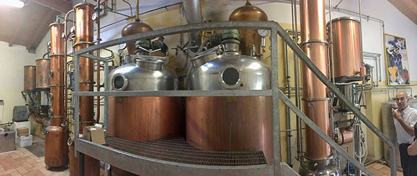 L'impianto di distillazione di Giovanni Poli