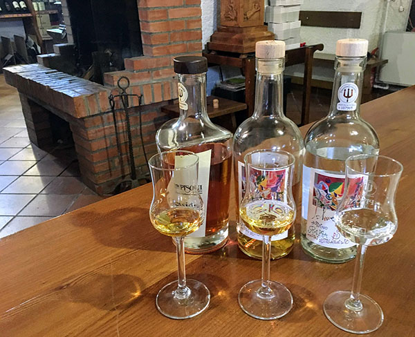 Le Grappe degustate da Pisoni