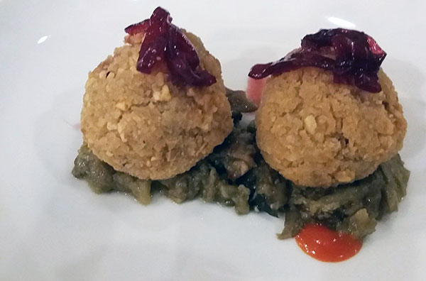 Rocher di fagioli a formella