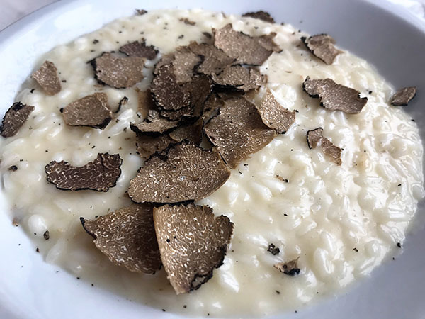 Risotto con Monte Veronese e tartufo
