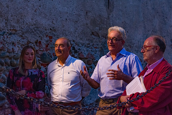 da sinistra Paolo e Antonello Rovellotti, con Edoardo Raspelli