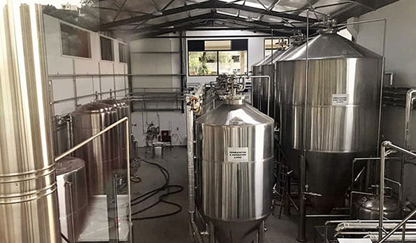 Cretan Brewery, i serbatoi