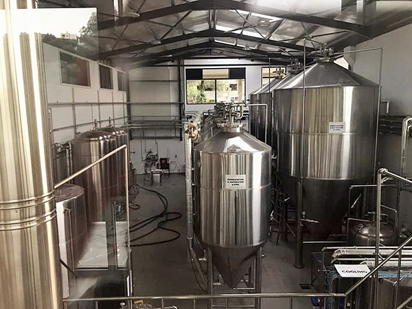 Cretan Brewery, i serbatoi