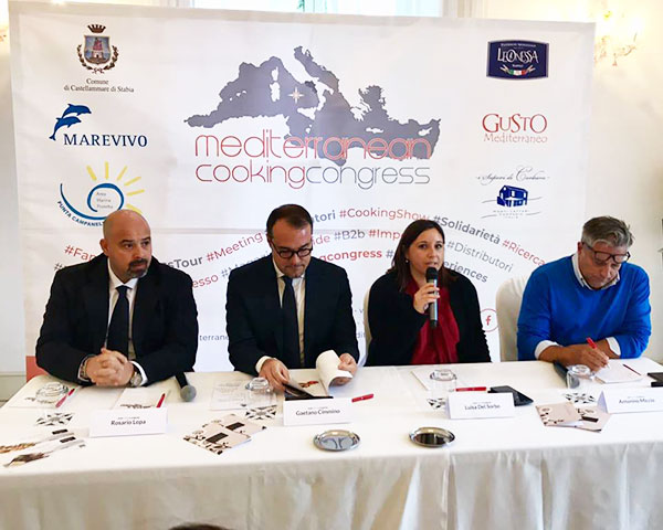 da sinistra: Rosario Lopa, Gaetano Cimmino, Luisa del Sorbo e Antonino Miccio