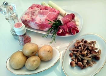 Ingredienti per l'arista