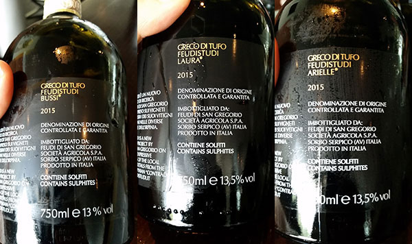 I Greco di Tufo dei Feudi