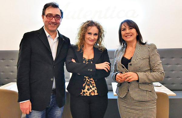 Alberto de Rogatis, Angela Merolla e Carmen Guerriero (foto Raffaele Nocera)