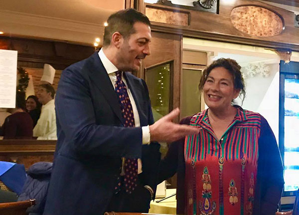 Il titolare Carmine Leonessa con la mamma Giulia