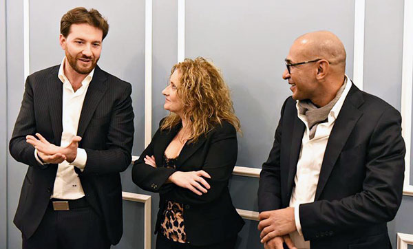 Vincenzo Damiano, Angela Merolla e Shehta Abdel Salam, foto di Raffaele Nocera