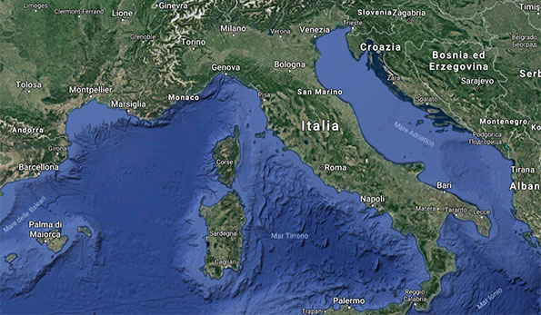 Cartina Italia