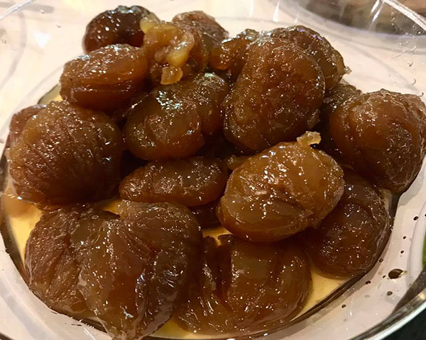 Marron glacés dell'azienda Agrimontana