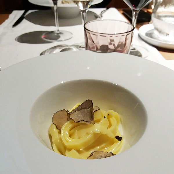 Gluten Free, la Tagliatella afrodisiaca con tartufo nero senese e burro di Normandia