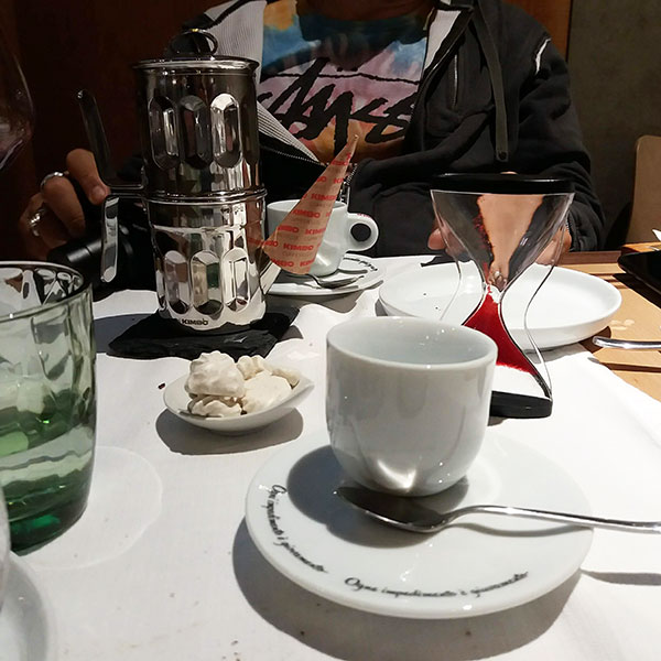 Il caffè con la cuccuma napoletana