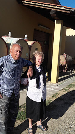 Tiberio Nocentini e la Signora Giuliana