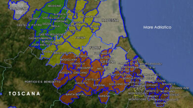 Mappa vini Doc Emilia Romagna