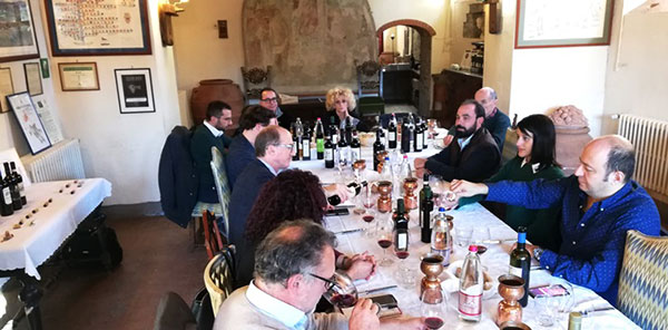 Produttori Rufina e redattori Winesurf a tavola