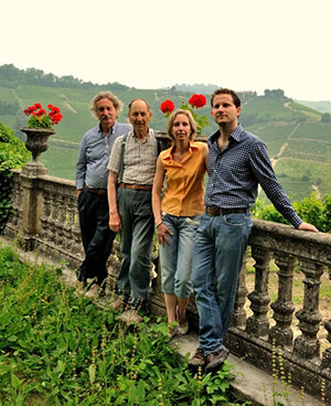 Da sinistra Tino, Beppe, Federica e Pietro