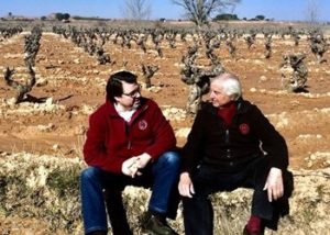 Rodolfo con suo padre Andrés