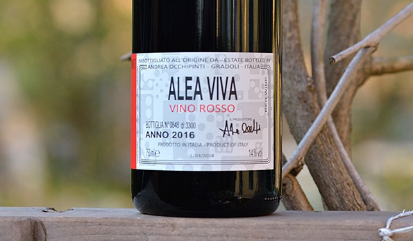 Alea Viva Rosso 2016 Andrea Occhipinti