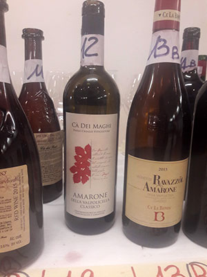 Amarone in degustazione